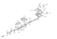 286104D300-MUFFLER ASSY-FRONT