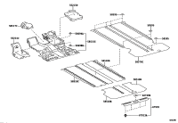 5851858340-Pad, rear floor, no.2