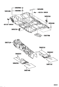 5852130140-HOOK, FLOOR CARPET