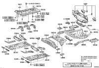 581080D010-Reinforce sub-assy, front crossmember to front panel, lh