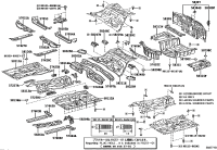 5750530030-Bracket sub-assy, parking brake, no.1