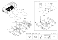 842652Z0009P-CARPET ASSY-RR FLOOR
