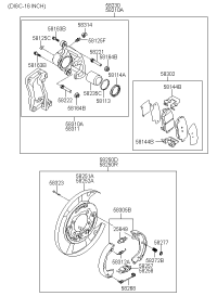 583022MA10-Pad kit-rear disc brake
