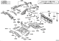 510950R030-HOOK SUB-ASSY, TRANSPORT, REAR RH