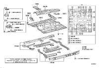 5819035032-FOOTREST, FRONT FLOOR