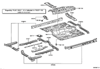 5819035030-FOOTREST, FRONT FLOOR