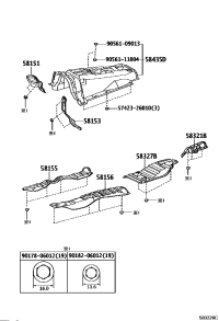 5815560061-INSULATOR, FRONT FLOOR HEAT, NO.3