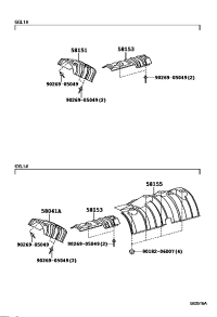 5815348050-Insulator, floor heat, no.2