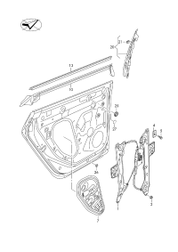 L3G8839479C-Weatherstrip, window