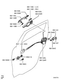 5746A126WA-COVER,R/DR OUTSIDE H