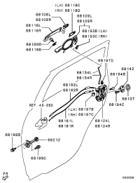 5716A361-HANDLE,FR DOOR OUTSI
