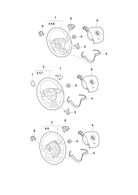56G419091YMS-Multi function steering wheel