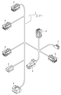 56D971641B-Harness, for center console