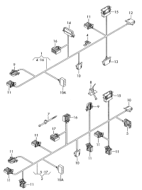 1T1971566F-Wire, for air conditioner operating mechanism