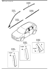 KD5H50M30-GARNISH(R),REAR DOOR