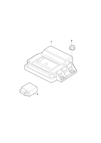 56D907801B-Control unit, for electro-mechanical parking brake