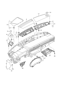 4KG8196356PS-Nozzle, windshield washer ghost (black)