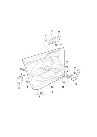 2SD86717182V-Handle glove kit