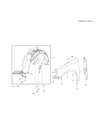 26700912-Patch, r. fr. wheelhouse (incl. 8-11)