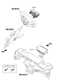 569004M000-MODULE ASSY-STRG WHEEL AIR BAG