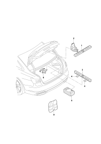 L4KD860285-Bracket, warning quarter mark