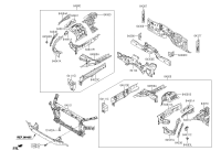 64735B1000-BRKT ASSY-FEM MTG,LH