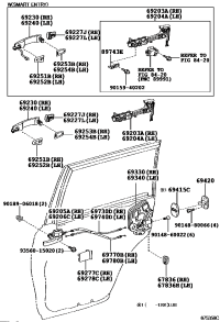 6922760060A1-COVER, REAR DOOR OUTSIDE HANDLE, RH/LH