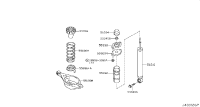 562103WU2A-Strut assy-rr