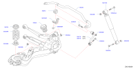546132GD1A-BUSH, STABILIZER, REAR
