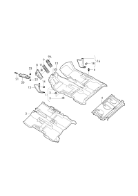 L5QD864775A-Bracket, footrest