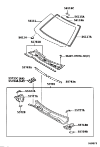 5571833030-PANEL, COWL TOP SIDE, INNER LH