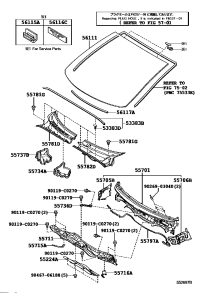 557060F020-Panel sub-assy, cowl top side, lh