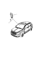 56038984AA-SENSOR DYNAMICS LATERAL ACCELERATION AND YAW RATE