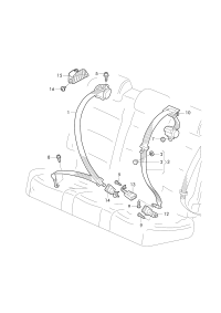 55A857805-S/belt assy -3