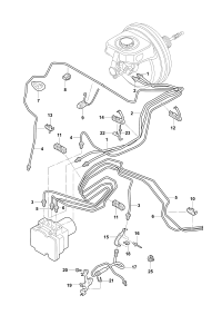L4KD614705G-Tube, from master cylinder to hydraulic unit
