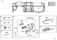 5540960020-PANEL SUB-ASSY, INSTRUMENT PANEL SPEAKER, NO.2