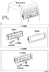 5590060G12-CONTROL ASSY, AIR CONDITIONER, NO.2