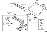 5610153250-GLASS, WINDSHIELD