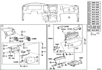 550420C011C0-DOOR SUB-ASSY, INSTRUMENT PANEL BOX, NO.2