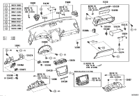 5540453050-PANEL SUB-ASSY, INSTRUMENT CLUSTER FINISH, NO.2