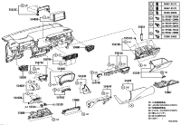 5540502B70-PANEL SUB-ASSY, INSTRUMENT CLUSTER FINISH, CENTER