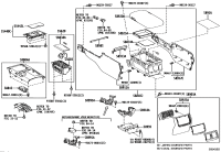 589030N030C1-PANEL SUB-ASSY, CONSOLE REAR END