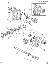 55574658-Seal, extension (o-ring), rear