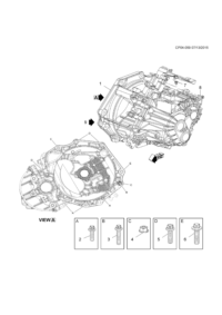 55579783-Transaxle (55579783, label print part number 55579783)