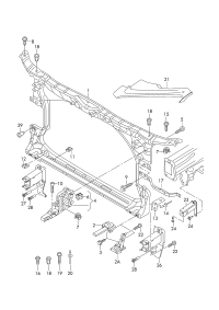 L4GD805594-Bracket assy-cowl, w/coolant cooler
