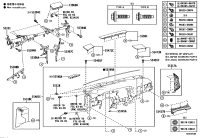 5530706120-BRACE SUB-ASSY, INSTRUMENT PANEL, NO.2