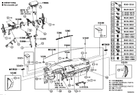 553060R090-BRACE SUB-ASSY, INSTRUMENT PANEL, NO.1
