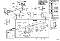 5540106300B1-PAD SUB-ASSY, INSTRUMENT PANEL SAFETY