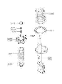 5535108100-Shock absorber