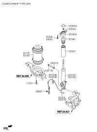 553483N510-BUMPER-RR SPRING